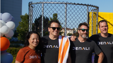 Denali employees at ALS Network support event driving ALS awareness