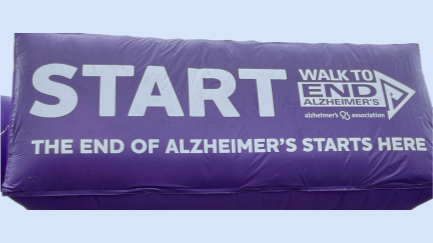 Alzheimer's Walk to End Alzheimer's Start banner